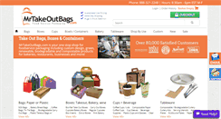 Desktop Screenshot of mrtakeoutbags.com
